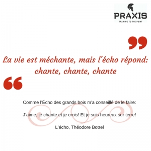 Wisdom of the week: L'&eacute;cho